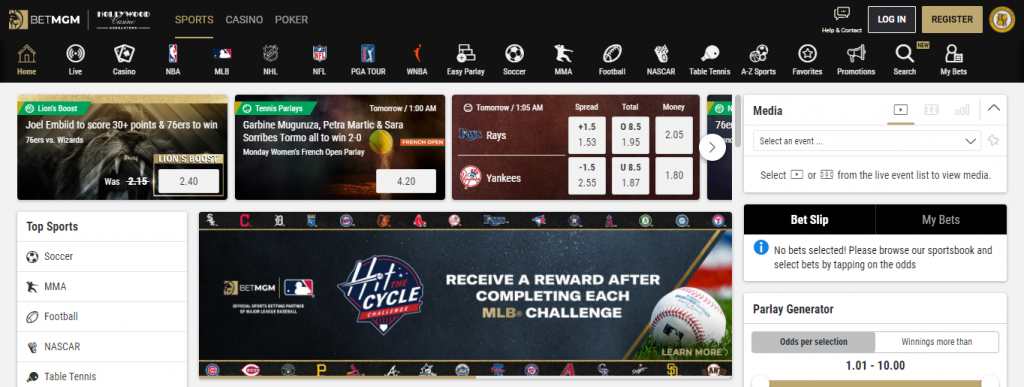 betmgm sportsbook website