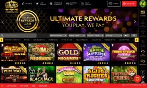Features and Navigation at Golden Nugget Casino