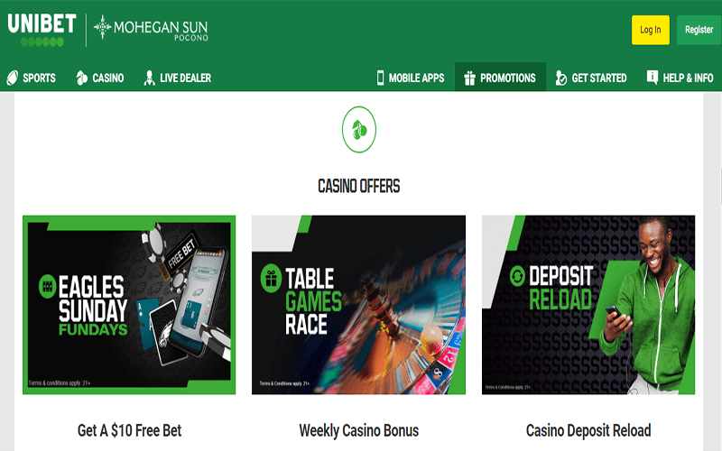 unibet casino pa promotions