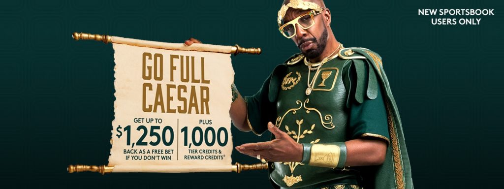 caesars sportsbook first bet on us for 1250
