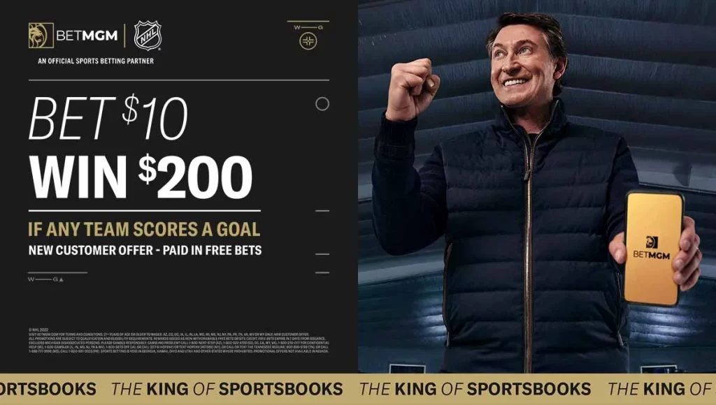 betmgm nhl offer bet $10 win $200