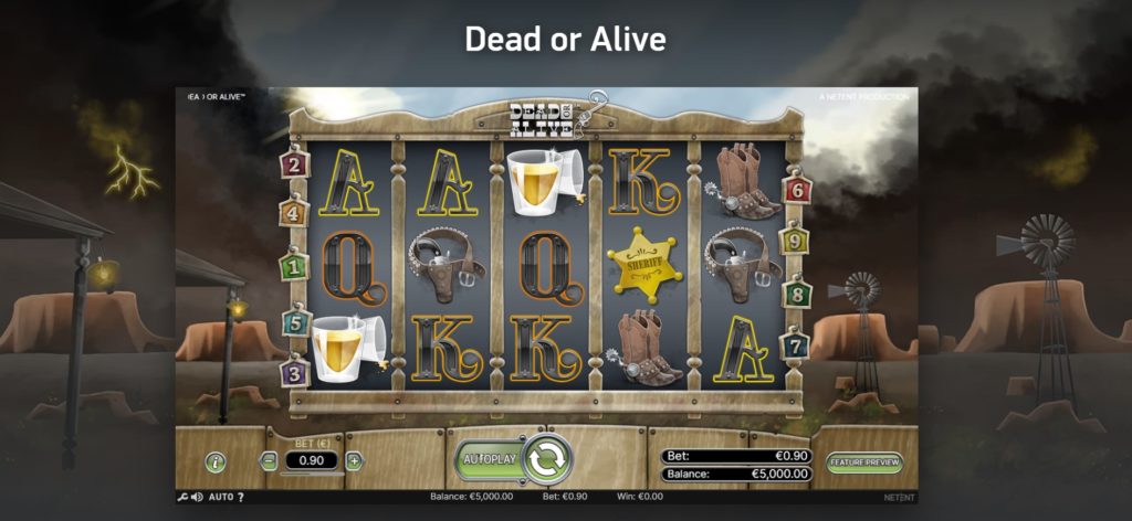 Dead or Alive Slot Machine