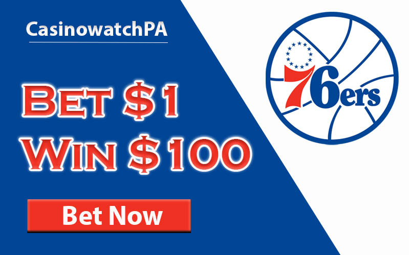 Philadelphia 76ers Bet $1 Win $100