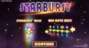 starbust free spins