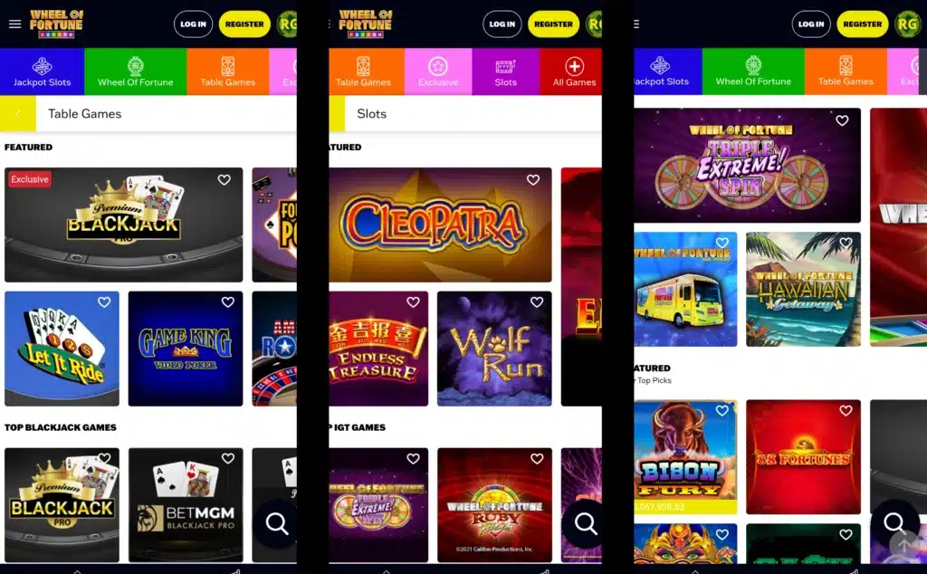 Wheel of Fortune Casino App